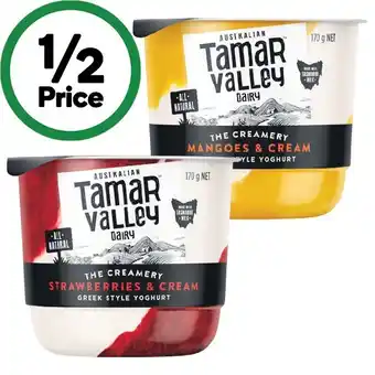 Woolworths Tamar Valley Creamery Yoghurt Pots 170g – From the Fridge offer