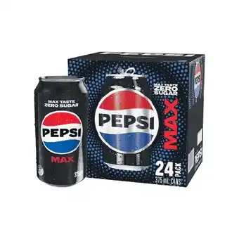 Woolworths Pepsi or Schweppes Soft Drink Can Varieties 24 x 375ml offer