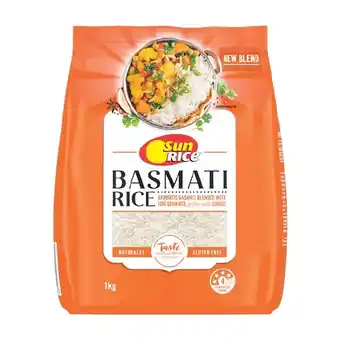 Woolworths SunRice Basmati Rice 1 kg offer