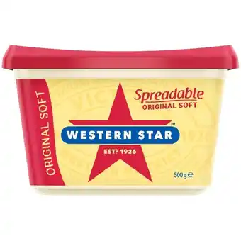 Woolworths Western Star Spreadable 500g offer