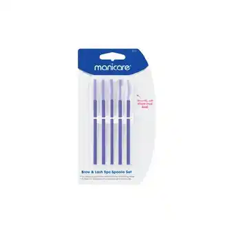 Woolworths Manicare Brow & Lash Spoolie 5 Piece Set offer
