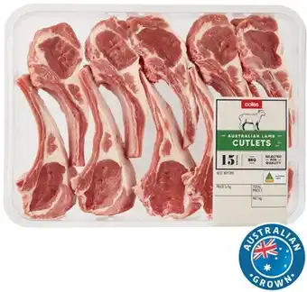 Coles Coles Australian Lamb Cutlets offer