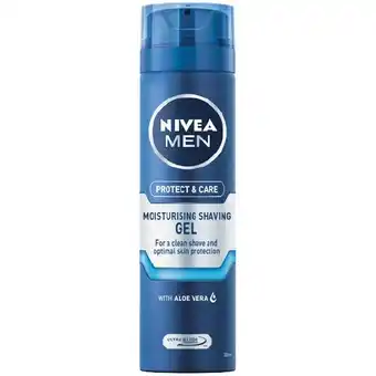 Woolworths Nivea Men Shaving Gel 200ml offer
