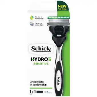 Woolworths Schick Hydro 5 Sense Comfort Razor Kit offer