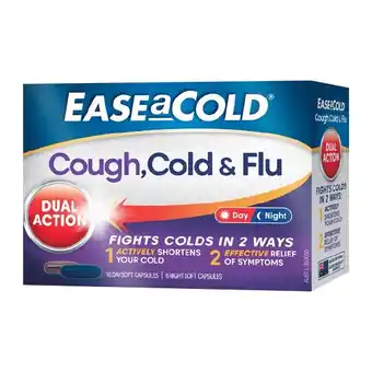 Woolworths Ease a Cold Cough, Cold & Flu Tablets Pk 24 offer