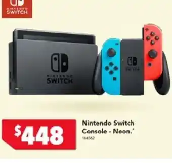 Harvey Norman Nintendo Switch Console offer
