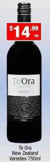 Liquor Stax Te Ora New Zealand 750ml offer