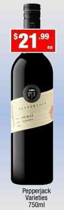 Pepperjack Varieties 750ml