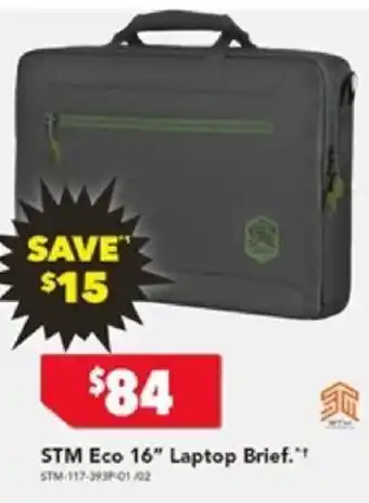 Harvey Norman STM Eco 16" Laptop Brief offer