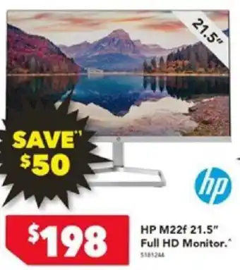 Harvey Norman HP M22f 21.5" Full HD Monitor offer