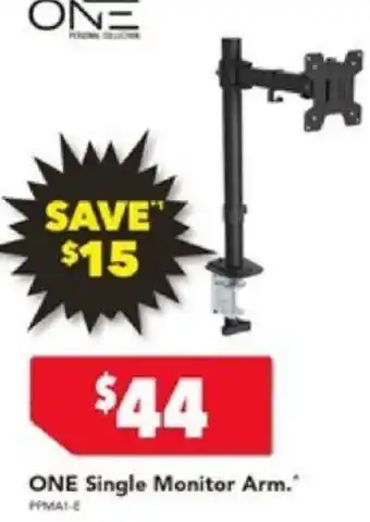 Harvey Norman ONE Single Monitor Arm offer