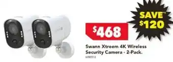 Harvey Norman Swann Xtreem 4K Wireless Security Camera offer