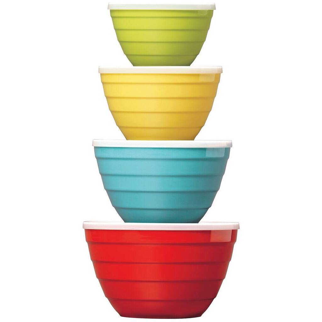 Pandex Melamine Mixing Bowls With Lids 4 Piece Set offer at Costco