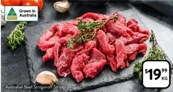 Foodworks Australian Beef Stroganoff Strips offer