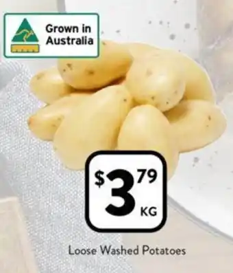 Foodworks Loose Washed Potatoes offer
