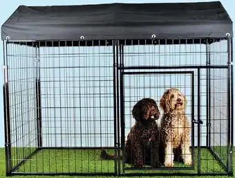 Cheap as Chips Black Pet Pen Cage 137x84x170cm offer