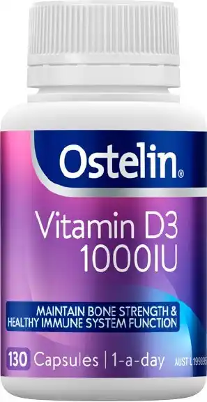 Ostelin Vitamin D3 1000IU 130 Capsules
