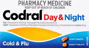 Discount Drug Stores Codral Cold & Flu Day & Night 24 Tablets offer