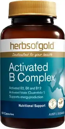 Discount Drug Stores Herbs of Gold Activated B Complex 60 Capsules offer