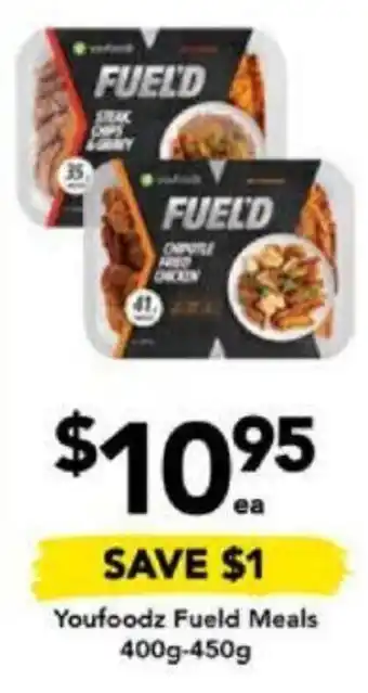 Drakes Youfoodz Fueld Meals 400g-450g offer