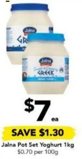 Drakes Jalna Pot Set Yoghurt 1kg offer