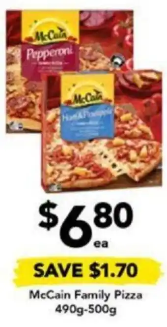 Drakes McCain Family Pizza 490g-500g offer