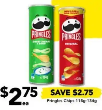 Drakes Pringles Chips 118g offer