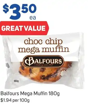 Foodland Balfours Mega Muffin 180g offer