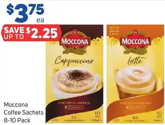 Foodland Moccona Coffee Sachets 8-10 Pack offer