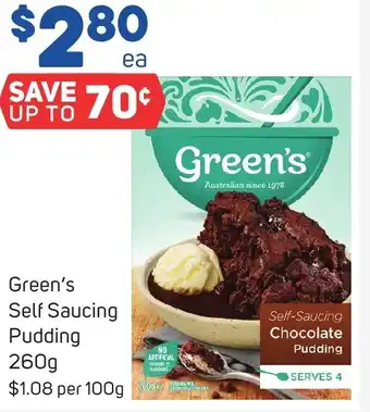 Foodland Green's Self Saucing Pudding 260g offer