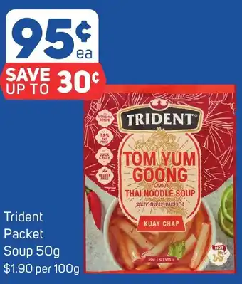 Foodland Trident Packet Soup 50g offer