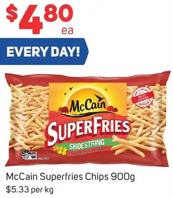 Foodland McCain Superfries Chips 900g offer