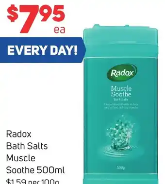 Foodland Radox Bath Salts 500ml offer