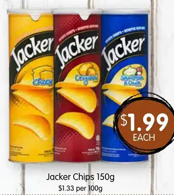 Jacker Chips 150g