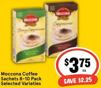 Ritchies Moccona Coffee Sachets 8-10 Pack offer