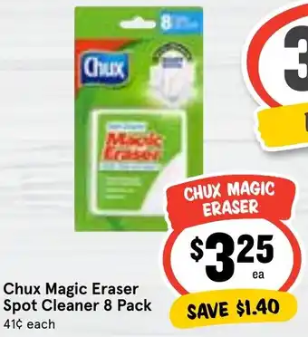 Chux Magic Eraser Spot Cleaner 8 Pack offer at Ritchies