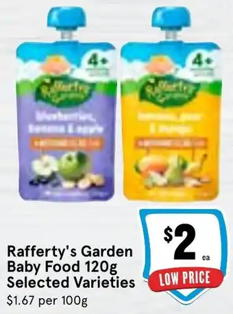 Ritchies Rafferty's Garden Baby Food 120g offer