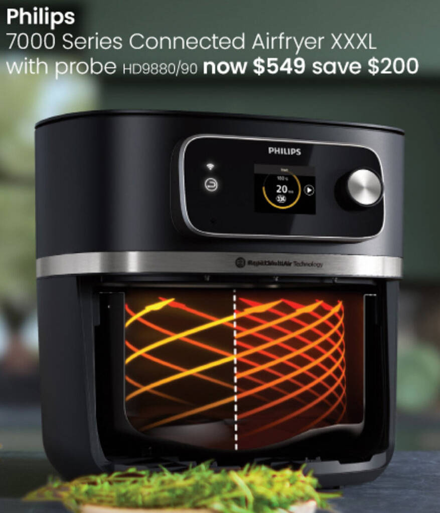 Philips 7000 Series Connected Airfryer XXXL with probe offer at Myer