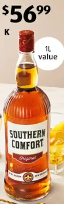 ALDI Southern Comfort 1L offer
