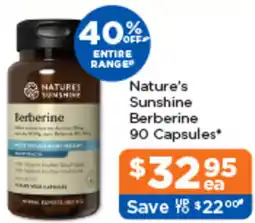 Nature's Sunshine Berberine 90 Capsules
