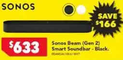 Harvey Norman Sonos Beam (Gen 2) Smart Soundbar - Black offer