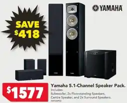 Harvey Norman Yamaha 5.1-Channel Speaker Pack offer