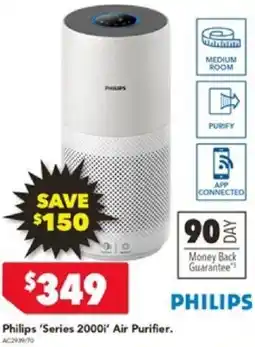 Harvey Norman Philips 'Series 2000' Air Purifier offer