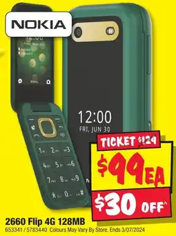 JB Hi-Fi 2660 Flip 4G 128MB offer
