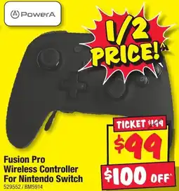 JB Hi-Fi Fusion Pro Wireless Controller For Nintendo Switch offer