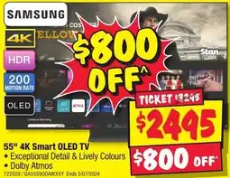 SAMSUNG 55" 4K Smart OLED TV