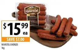 Supabarn WURSTEL CHORIZO 1kg offer