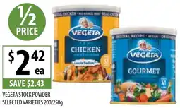Supabarn VEGETA STOCK POWDER 200/250g offer