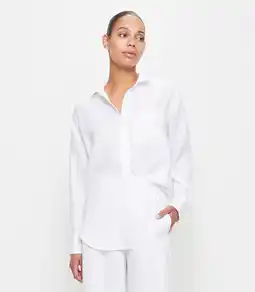 Target European Linen Long Sleeve Shirt offer