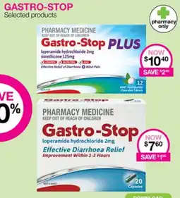 Priceline GASTRO-STOP Selected products offer